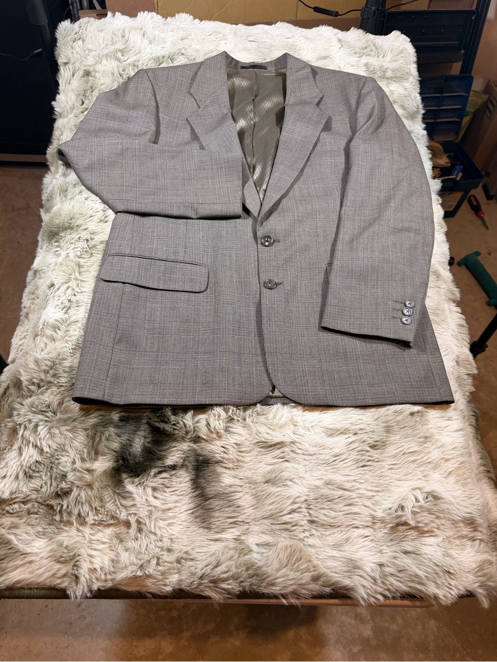 Fioravanti Men’s Gray Two Button Blazer Sport Coat